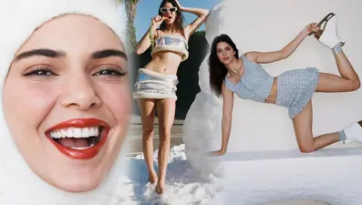 Kendall Jenner'dan yılbaşı trendleri