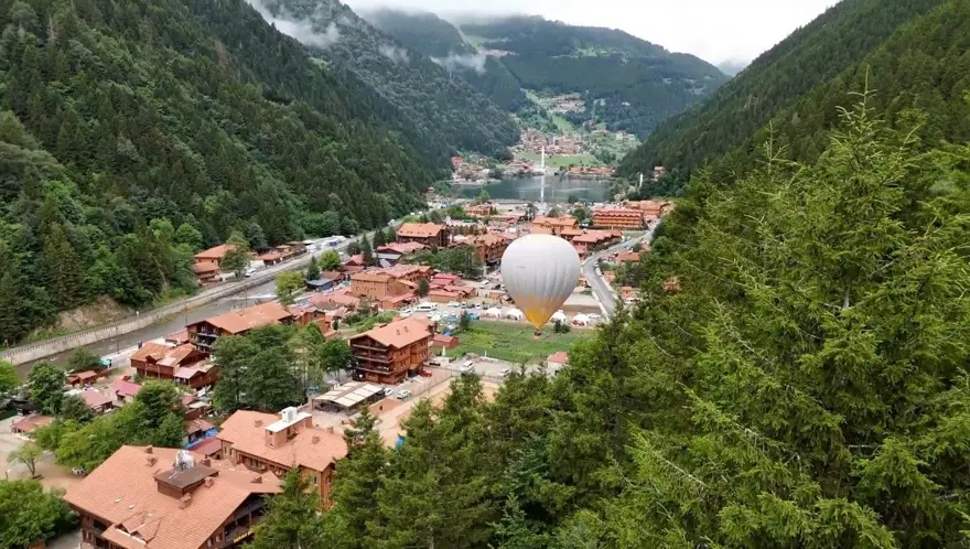 Uzungöl'de bir ilk: Doğa harikası kuş bakışı izlenecek 9