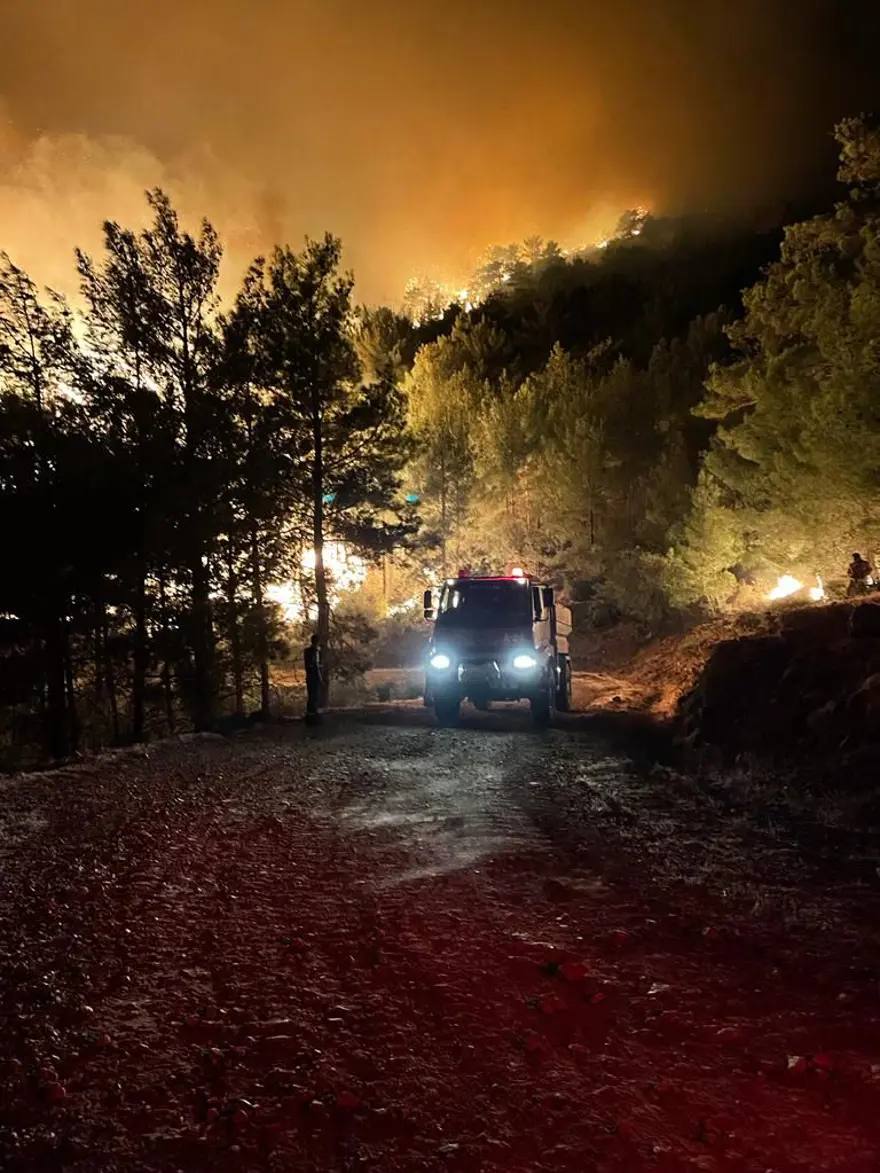 Mersin Gülnar'da orman yangını 16 Mersin Gülnar'da orman yangını 16