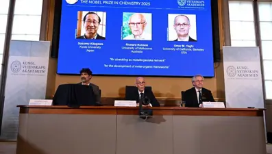 2025 Nobel Kimya Ödülü'nü kazanan 3 isim belli oldu