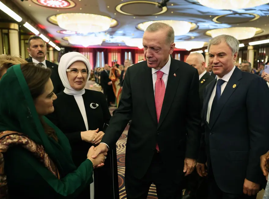 Cumhurbaşkanı Erdoğan için Beştepe'de tören 6