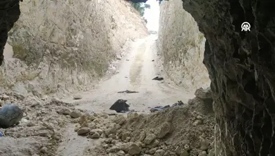 Münbiç'te devasa tünel ağı görüntülendi