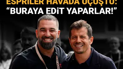 Arda Turan ve Emre Belözoğlu'nun güldüren sohbeti: "Buraya edit yaparlar"