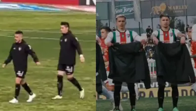 Şili'de futbol takımından Gazze prostestosu: Sahaya "katledilen çocuklar" ile çıktılar