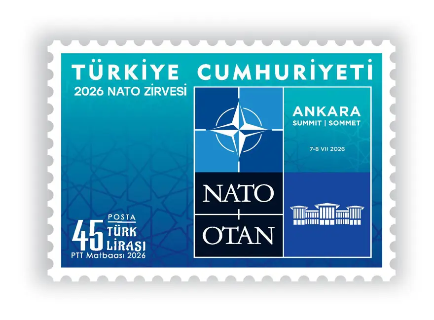PTT'den "NATO Zirvesi"ne özel anma pulu ve ilk gün zarfı 2