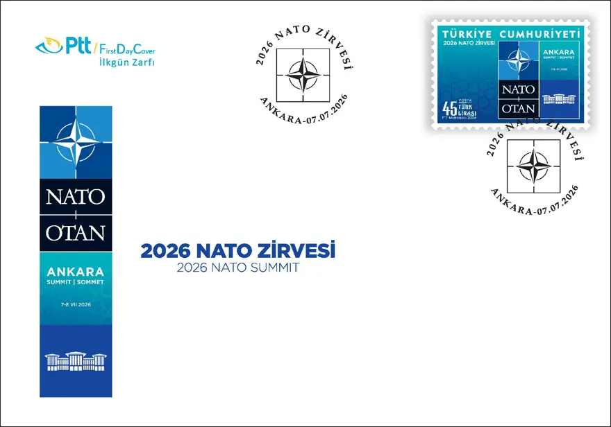 PTT'den "NATO Zirvesi"ne özel anma pulu ve ilk gün zarfı 3