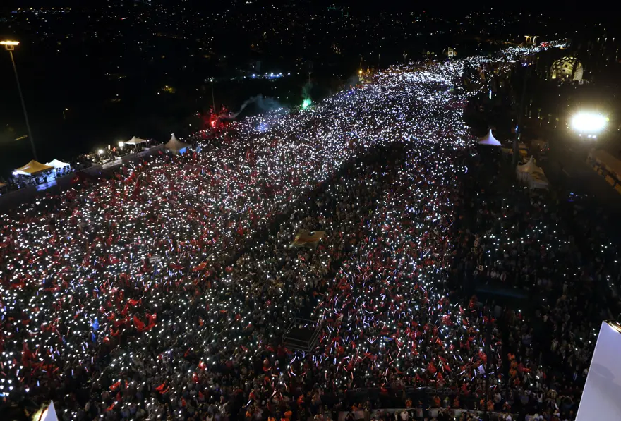 Köprüde Milli Birlik Yürüyüşü 55 Köprüde Milli Birlik Yürüyüşü 55