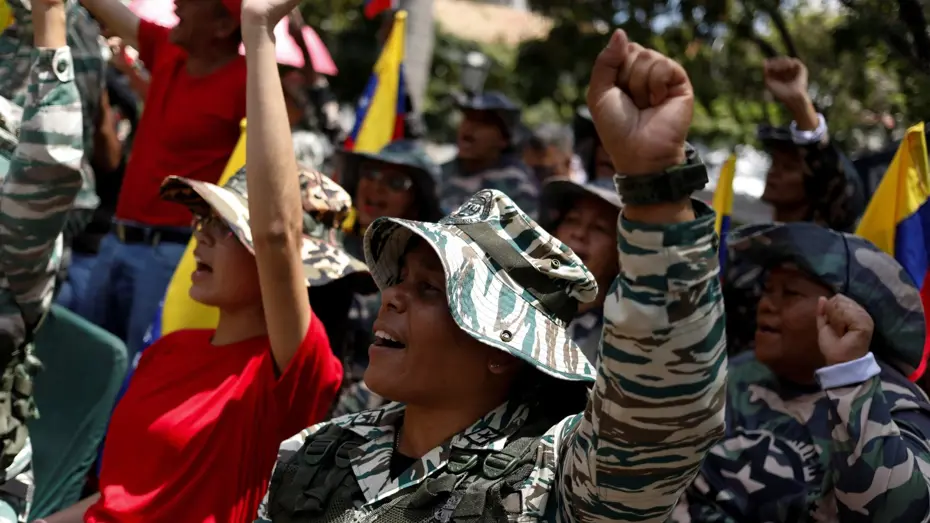 Venezuela ordusuna binlerce yeni asker katıldı