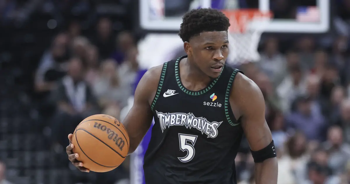 Anthony Edwards'ın dominasyonu, Timberwolves'un ise galibiyet serisi devam ediyor