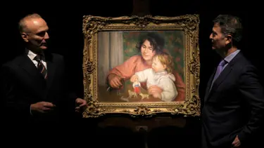 Renoir'in oğlunu resmettiği tablo 1 milyon 680 bin dolara satıldı