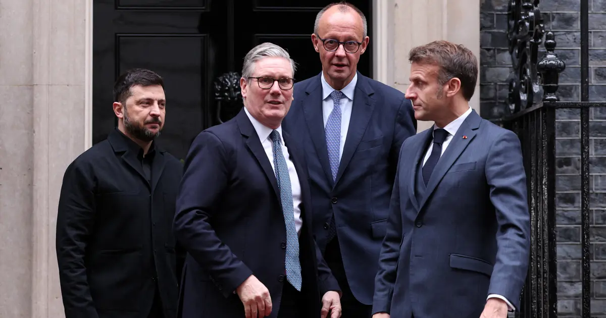 İngiltere, Fransa ve Almanya liderleri, Trump ile Ukrayna’yı görüştü