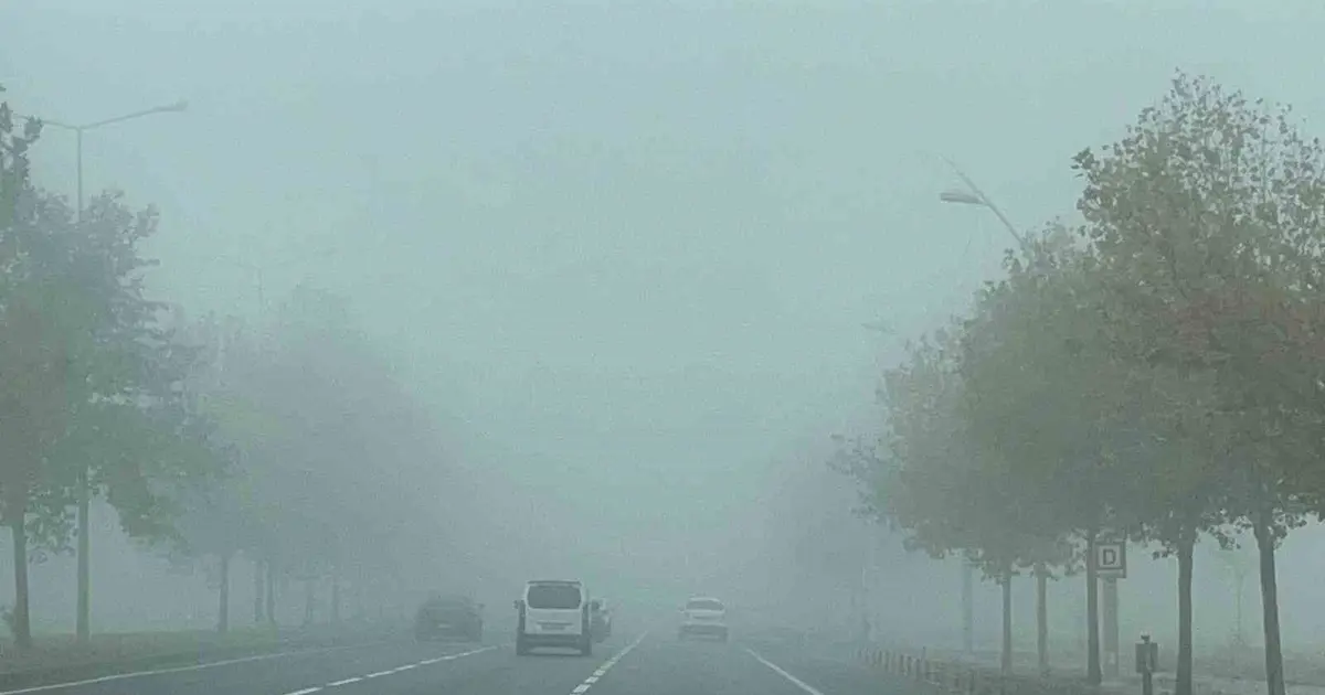 Diyarbakır’da uçak seferlerine sis engeli