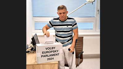 Slovakya Başbakanı Fico, AP seçimi için hastanede oy kullandı