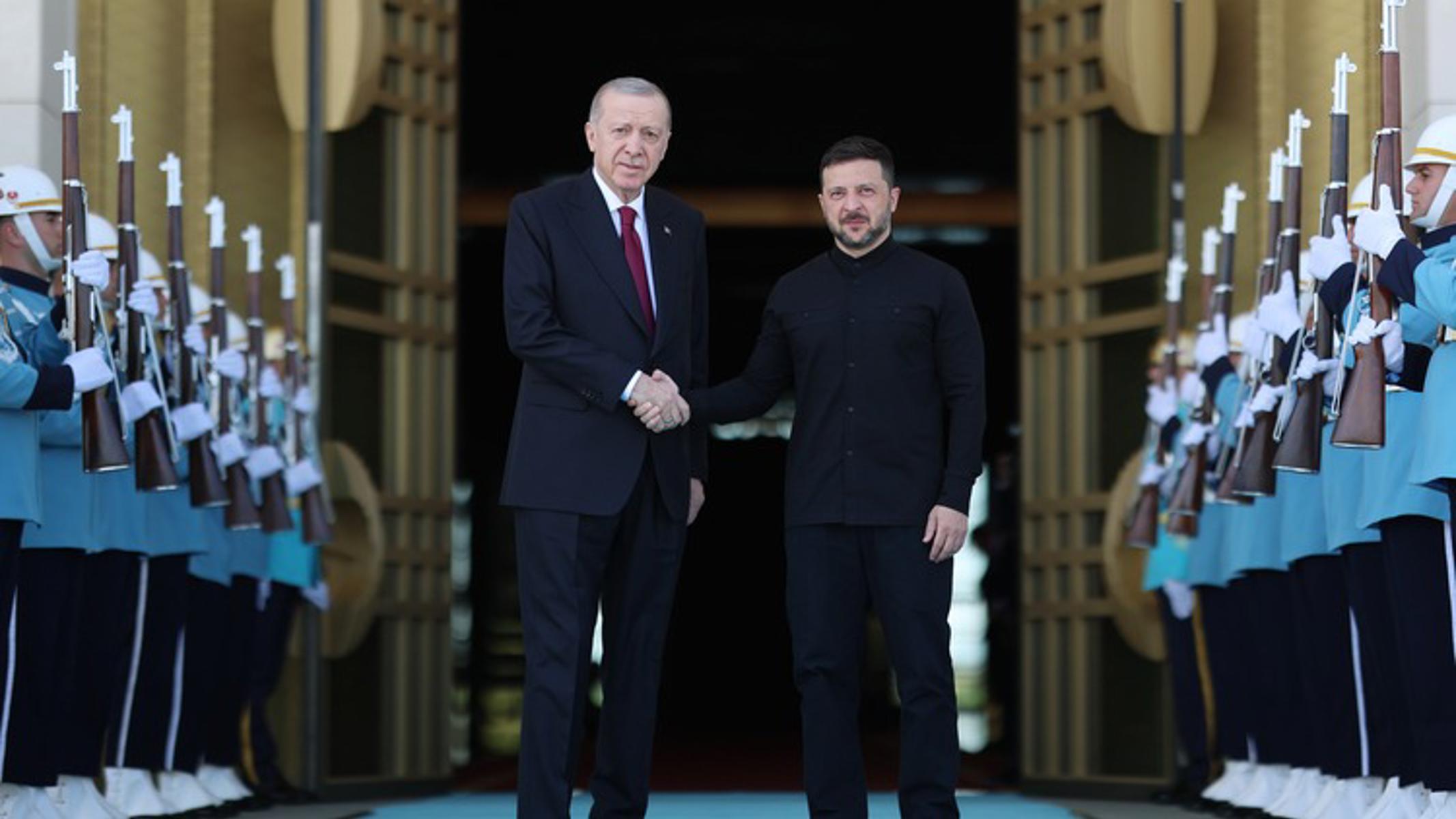 Zelenski'den Cumhurbaşkanı Erdoğan'a teşekkür
