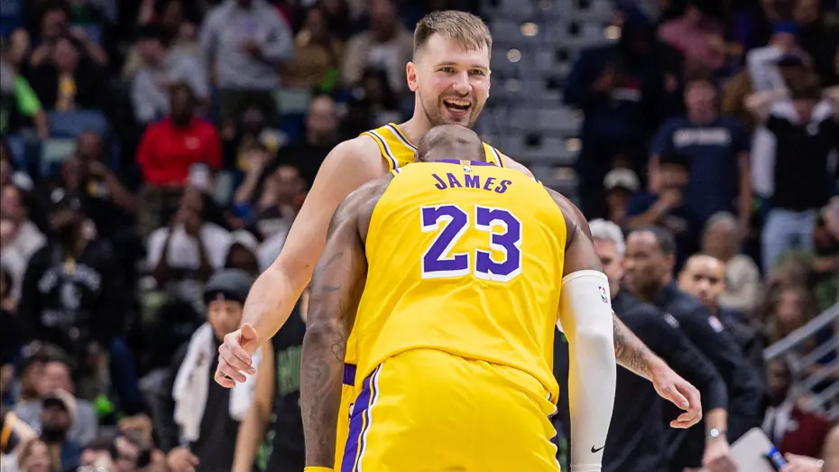 Lakers'ı Doncic ve LeBron James taşıdı