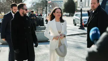 Trump Beyaz Saray’da Machado’yu kabul etti