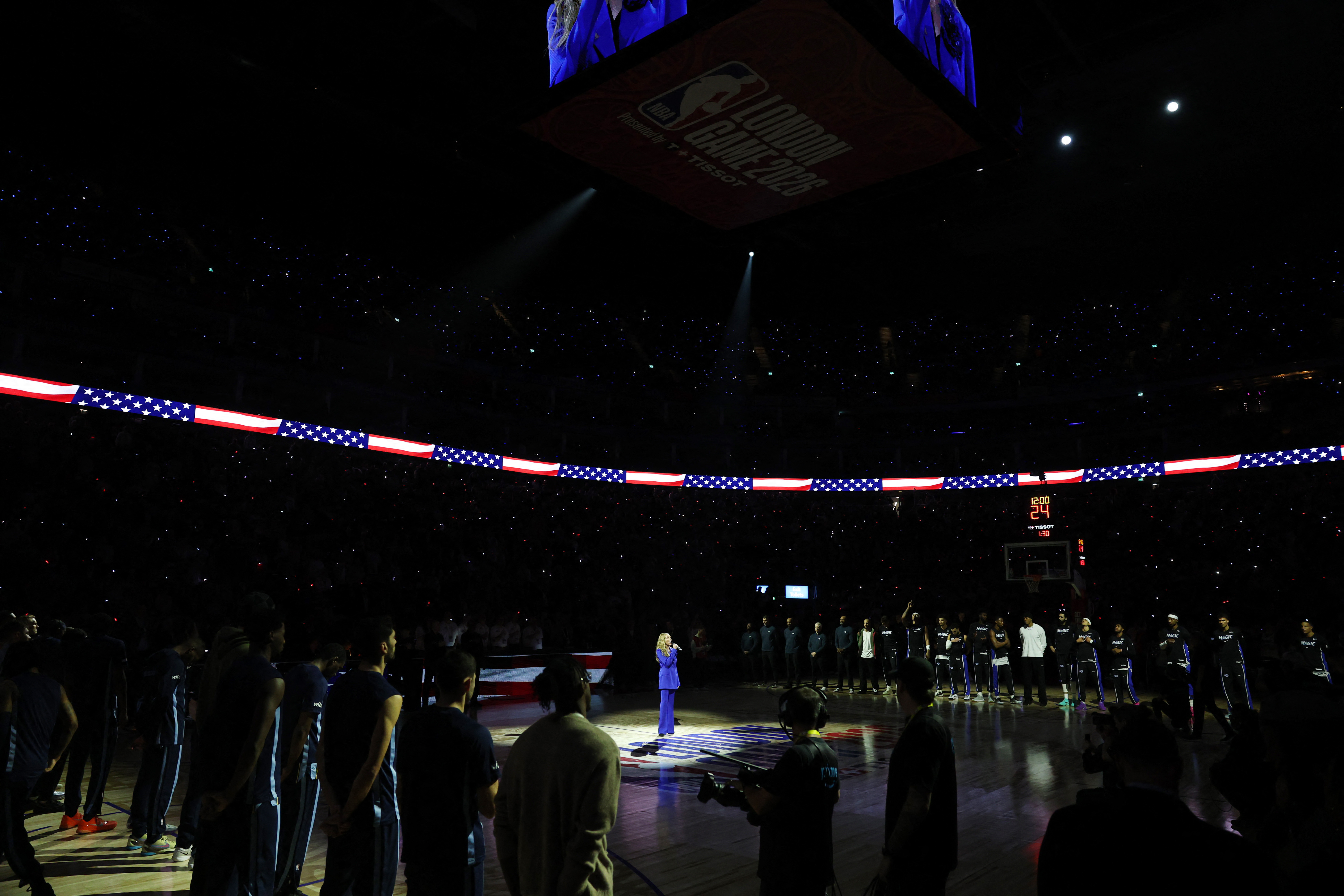 NBA maçında Grönland sloganı