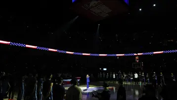 NBA maçında Grönland sloganı