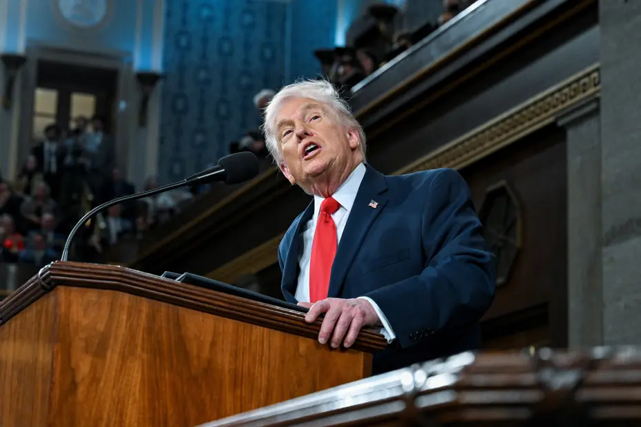 Trump, Kongre'ye tarihin en uzun konuşmasını yaptı.