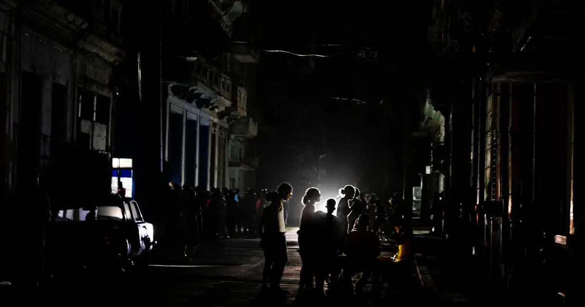 Küba halkının yüzde 68'i elektriksiz