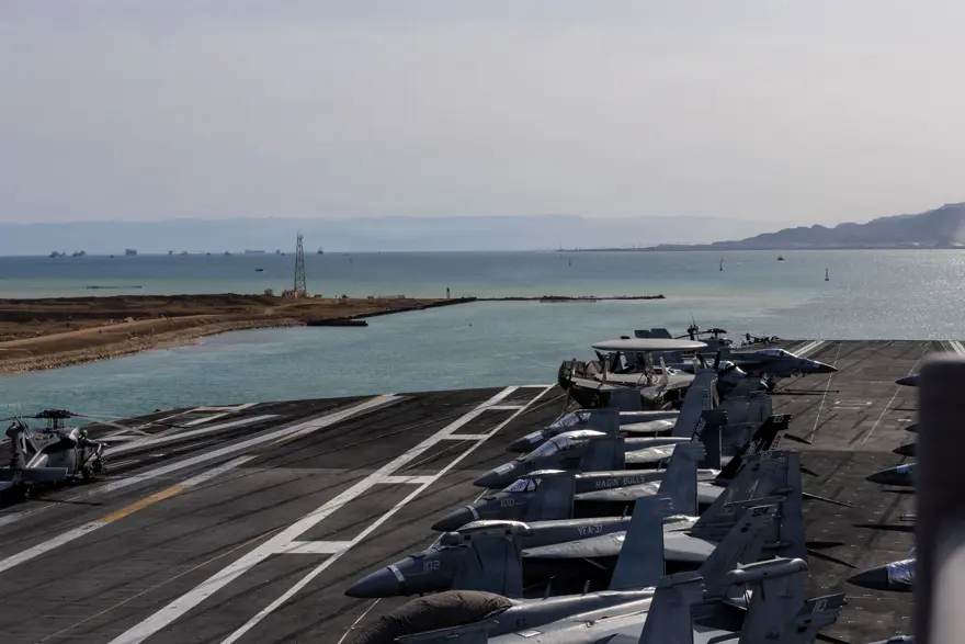 ABD'nin en büyük uçak gemisi "USS Gerald R. Ford" Kızıldeniz'de  1