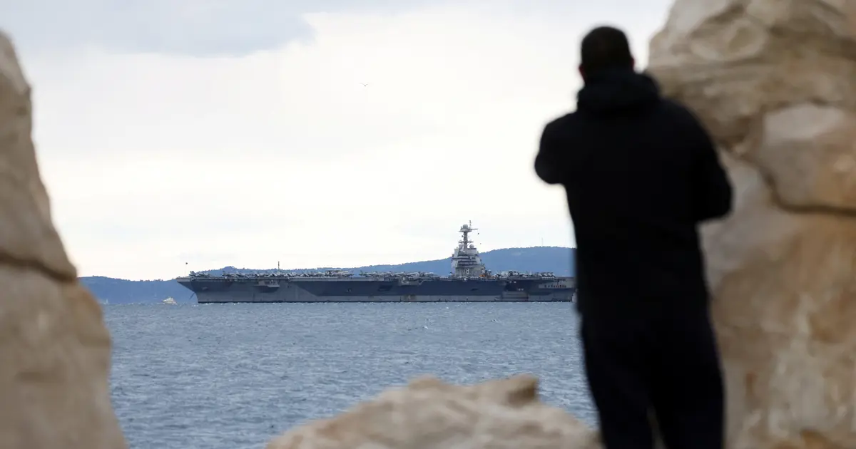 ABD'nin dev uçak gemisi Hırvatistan'da