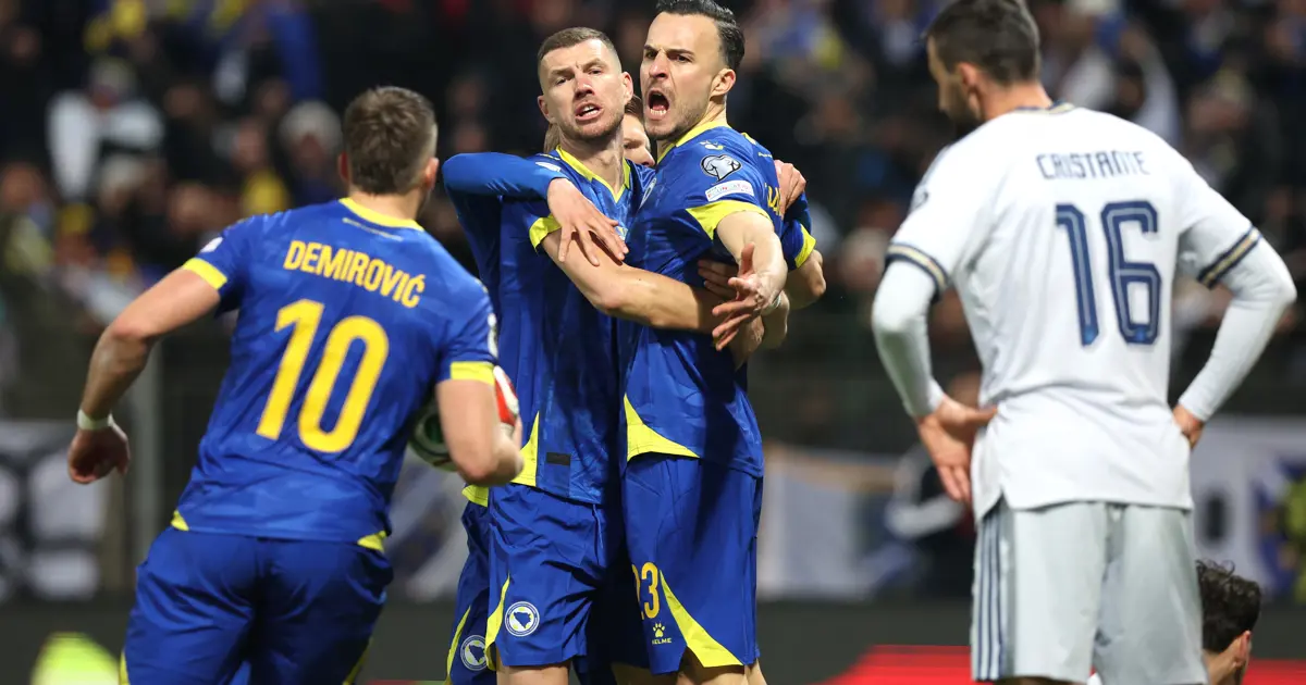 Büyük sürpriz gerçekleşti. Bosna Hersek, İtalya'yı eledi ve Dünya Kupası'na kaldı