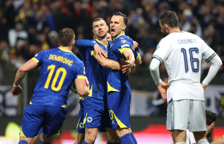 Büyük sürpriz gerçekleşti. Bosna Hersek, İtalya'yı eledi ve Dünya Kupası'na kaldı