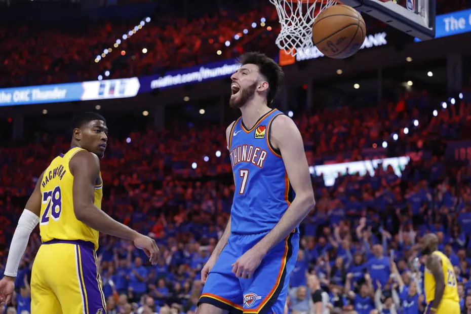NBA'de Thunder, Lakers karşısında 1-0 öne geçti