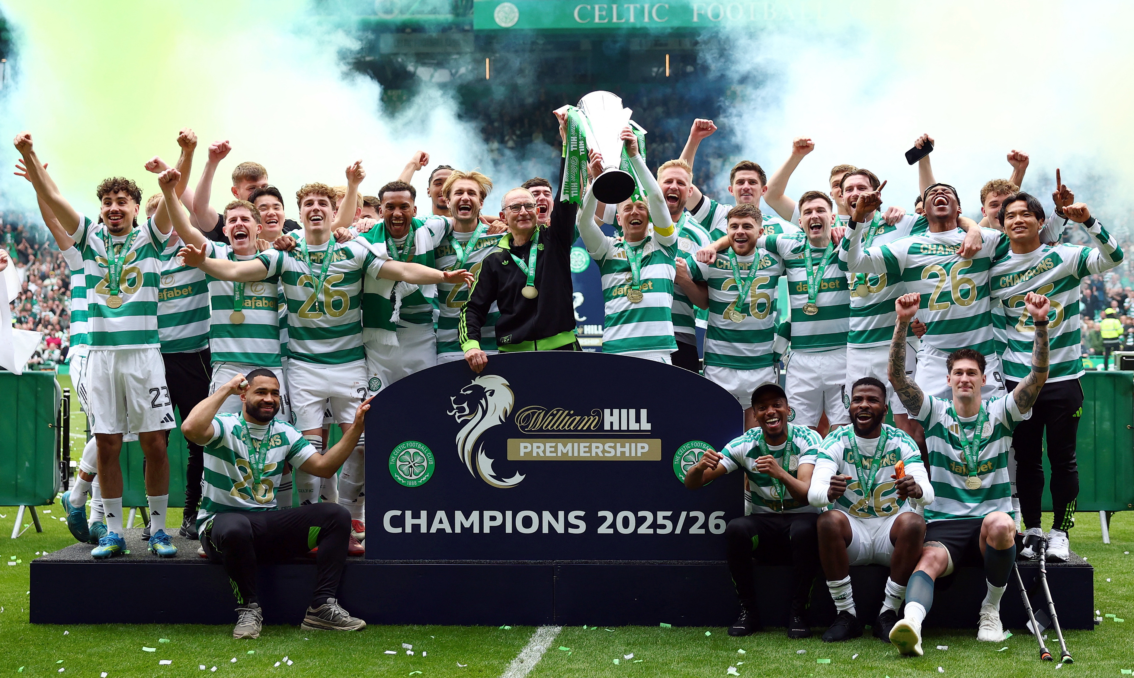 İskoçya'ta şampiyon Celtic
