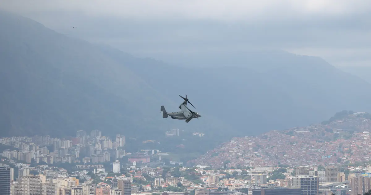 ABD ordusu, Venezuela'nın başkenti üzerinde tatbikat yaptı