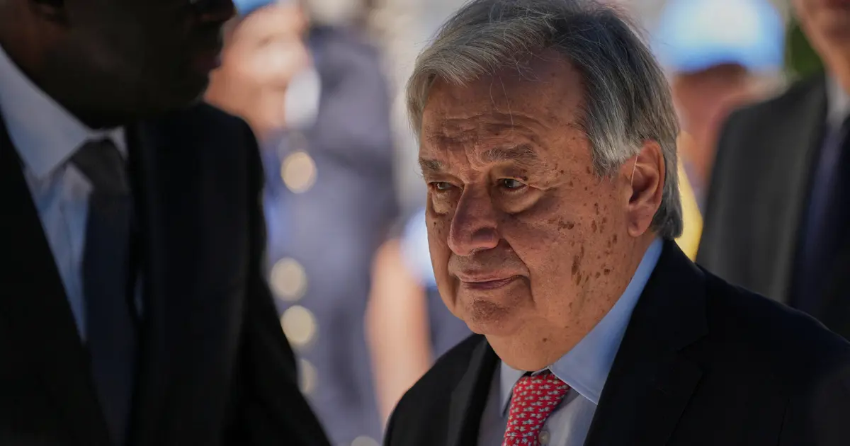 BM Genel Sekreteri Guterres Kıbrıs'ta. "Çözümün sağlanması için yeni bir toplantı istiyoruz"