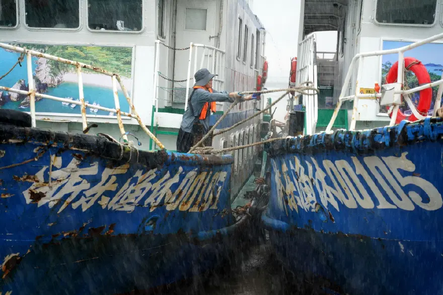 Dolphin Tayfunu Japonya'yı vurdu, Çin limanları kapattı Dolphin Tayfunu Japonya'yı vurdu, Çin limanları kapattı