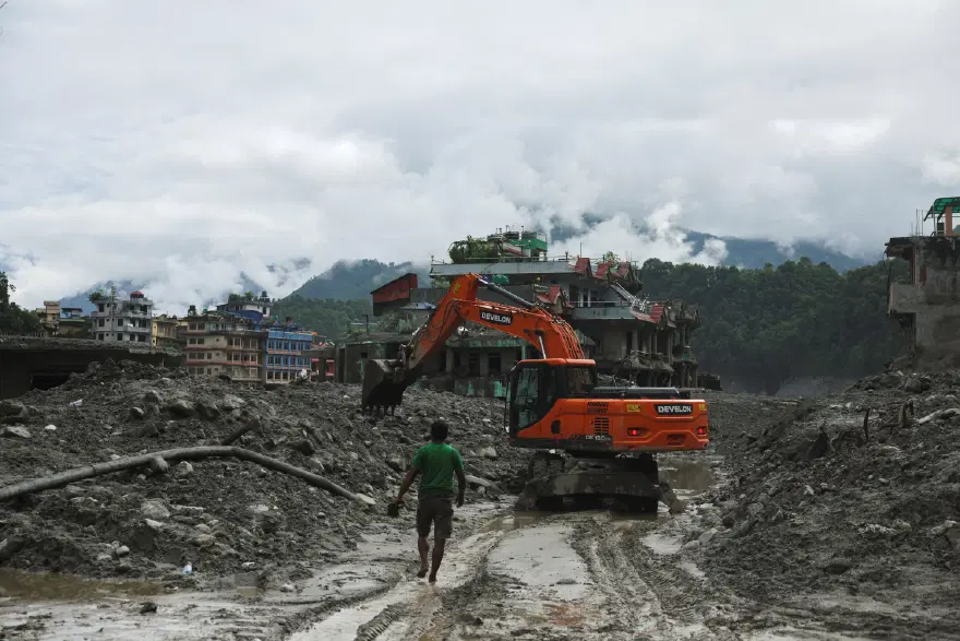 Nepal'de sel felaketi