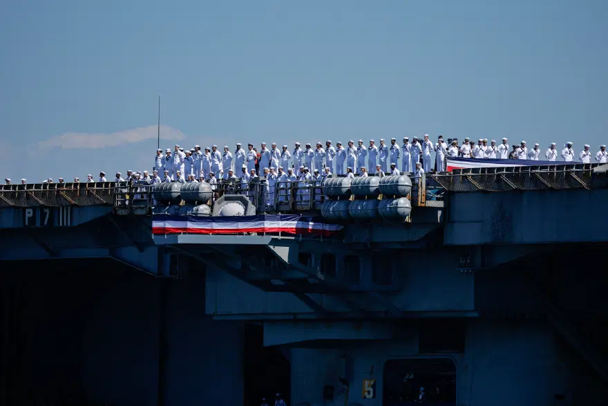USS Abraham Lincoln, 265 günlük rekorun ardından ABD