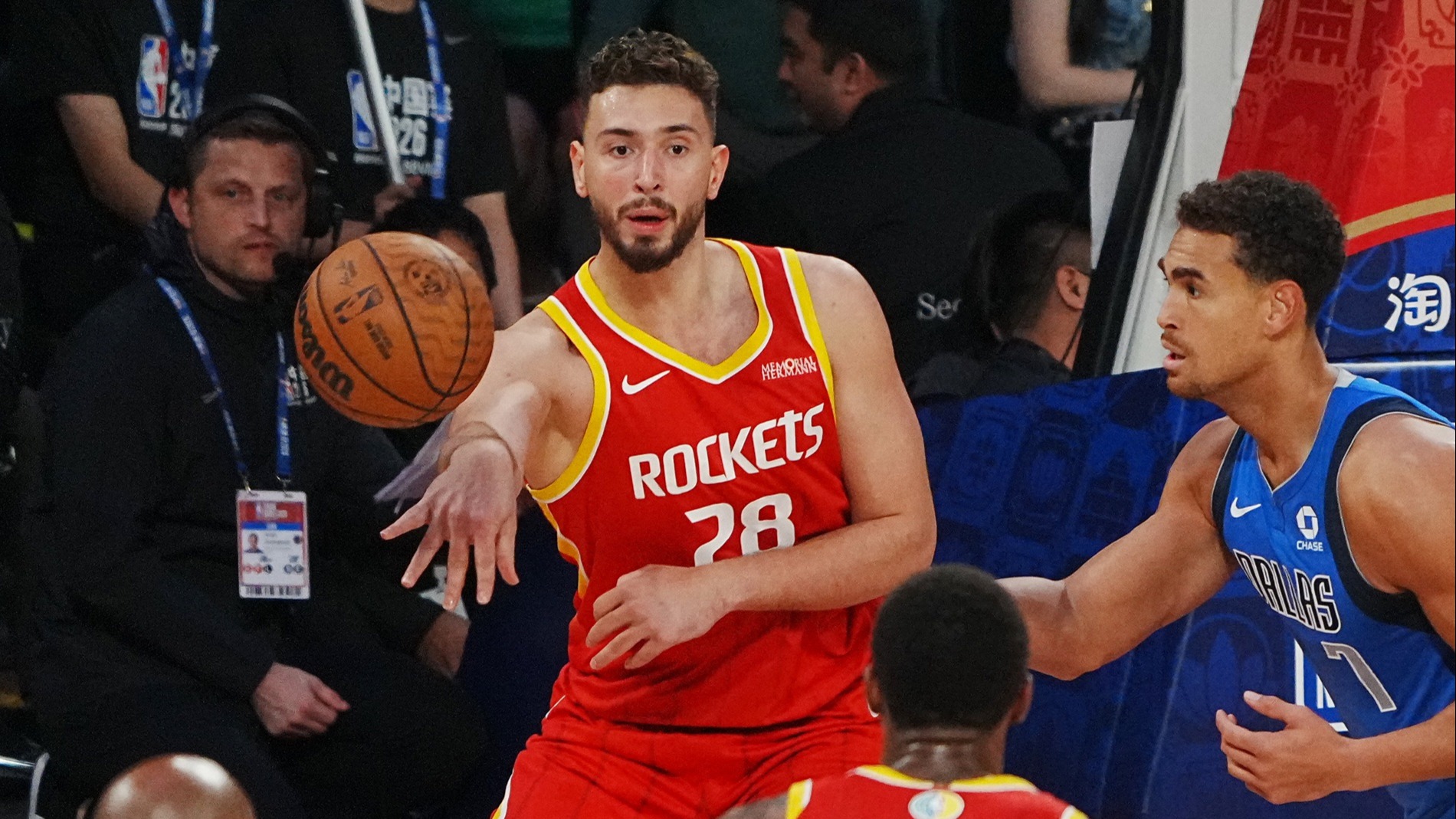 Alperen Şengün'ün double-double yaptığı maçta Houston Rockets, Dallas Mavericks'i 128-110 yendi