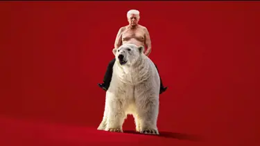 The Economist'ten "Kutup ayısına binen Trump" kapağı