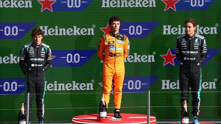 Formula 1 Hollanda Grand Prix'sinin kazananı Lando Norris oldu