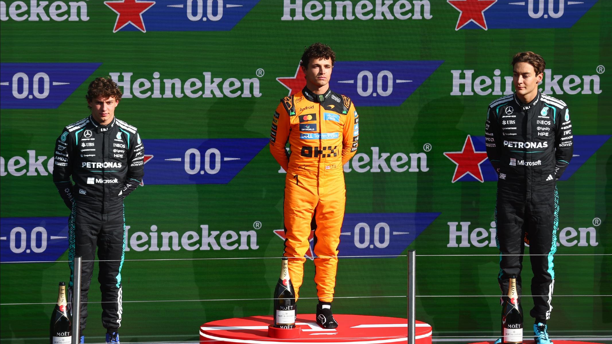 Formula 1 Hollanda Grand Prix'sinin kazananı Lando Norris oldu
