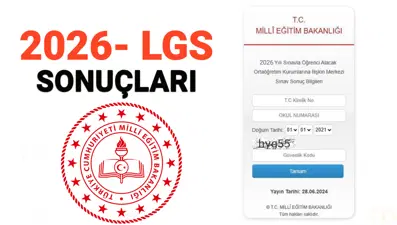 MEB LGS sonuçları sorgulama 2026: LGS sonuçları açıklandı mı, ne zaman, saat kaçta açıklanacak?