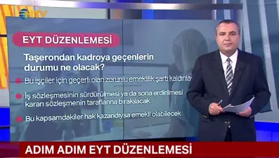 Adım adım EYT düzenlemesi