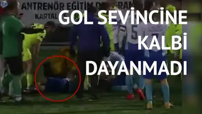 Halı sahada futbol oynarken kalp krizi geçirdi