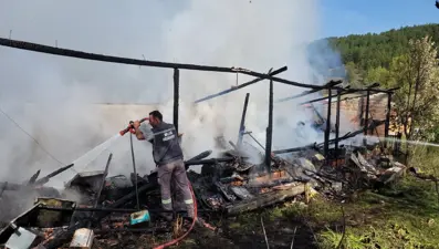 Karabük'te 36 kovan arı yandı