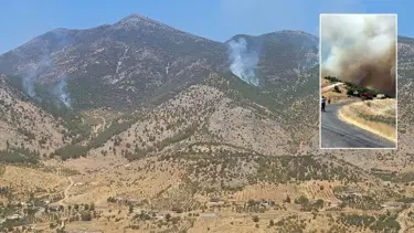 Kahramanmaraş'taki orman yangını 33 saatte söndürüldü