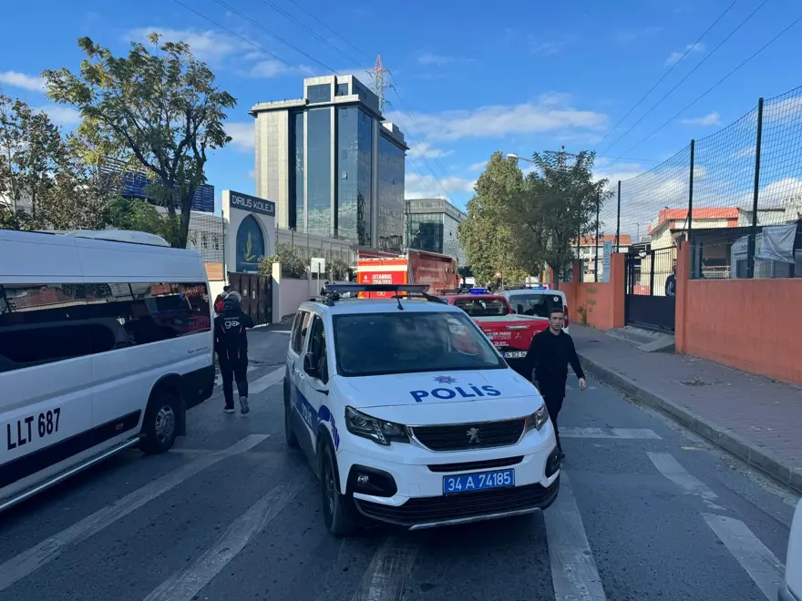 İstanbul'da özel okulda korkutan yangın 8