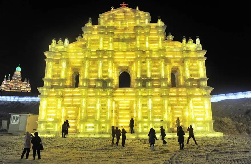 Çin'de buz festivali 8 Çin'de buz festivali 8