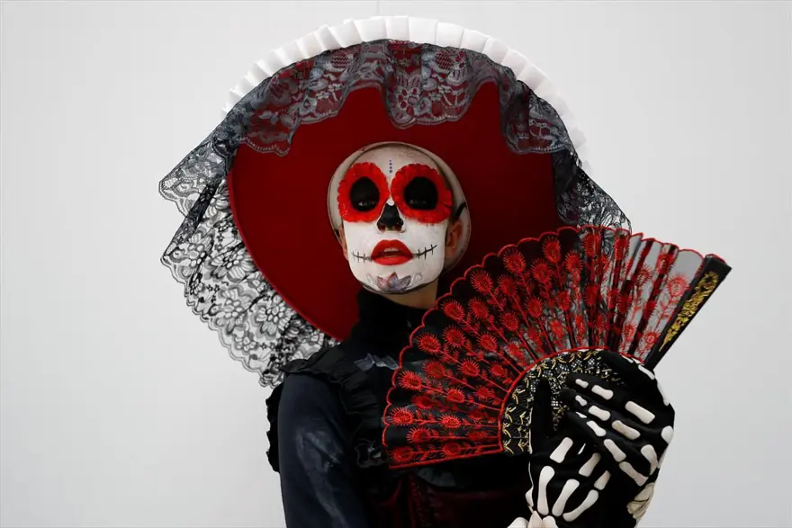 meksika festivalleri, ölüler günü festivali, dünya kupası 2018, moskova ölüler günü 10