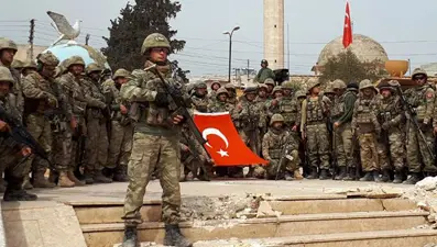 Afrin merkezinde komando andı