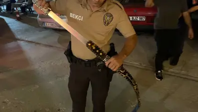 Kemer görünümlü kılıftan döner bıçağı çıktı: Gözaltına alındı
