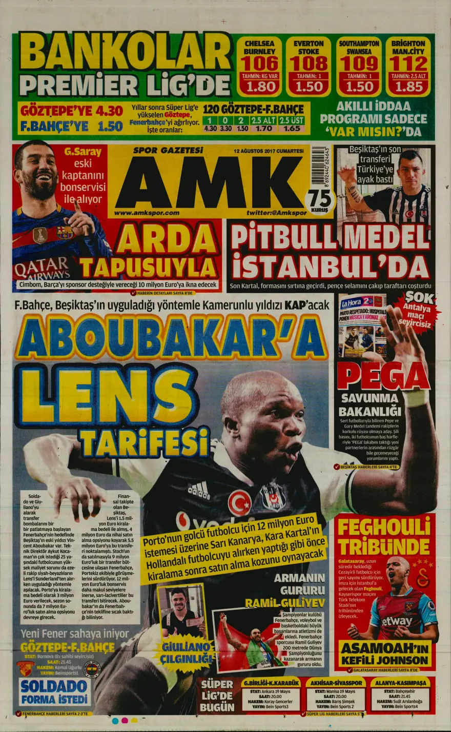 Günün gazete manşetleri - 12.08.2017 18 Günün gazete manşetleri - 12.08.2017 18